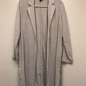 Never worn spring linen coat